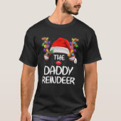 Funny Dad Reindeer Xmas Matching Family Christma T-shirt (Voorkant)