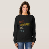 Funny Dad Shirt Beste Survivalist Pa Ooit Shirt Fa (Voorkant volledig)