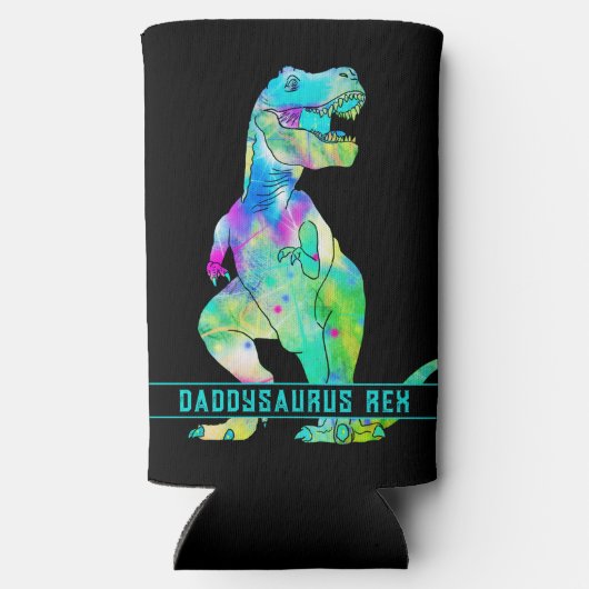 Funny Dad T Rex Quote Seltzer Blikjeskoeler (Achterkant)