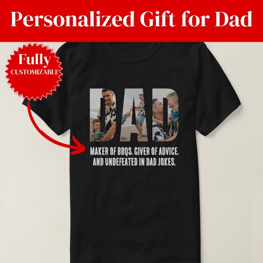 Funny Dad T-Shirt – BBQ Master & Dad Joke Champion