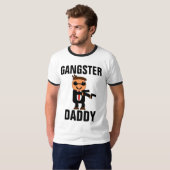 Funny DAD T-Shirts, GANGSTER DADDY T-shirt (Voorkant volledig)