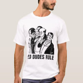 Funny Dad T-shirts, OUDE DUDES RULE T-shirt (Voorkant)
