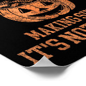 Funny Dad Tax Halloween Shirt Candy Pumpkin Dad Jo Poster (Hoek)