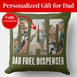 Funny Dad Throw Pillow Kussen