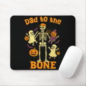Funny Dad To The Bone Skeleton With Kids Halloween Muismat (Met muis)