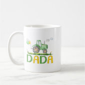 Funny Dada Birthday Boy Tractor Farm Truck Matchin Koffiemok (Links)