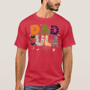 Funny Dadcula Halloween Dad Costume Spider Webs T-shirt