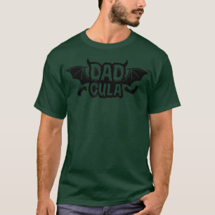 Funny Dadcula Halloween Dad Dracula Costume Momste T-shirt