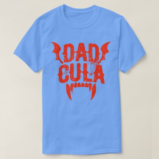 Funny Dadcula Halloween Family Dad Costume Dracula T-shirt (Design voorkant)