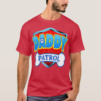 Funny DADDY Patrol Dog Mam Pap voor Mannen T-shirt