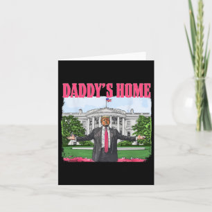 Funny Daddy's Home Trump Roze 2024 Witte Huis Com Kaart
