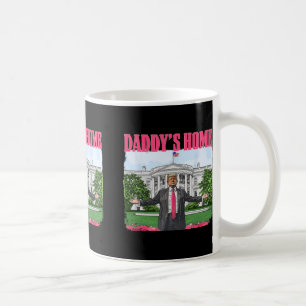 Funny Daddy's Home Trump Roze 2024 Witte Huis Com Koffiemok