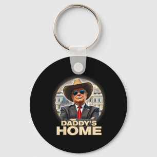 Funny Daddy's Home Trump won 45 47 Take America Ck Sleutelhanger