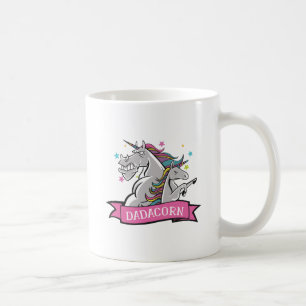 Funny Dadicorn Unicorn Pap en Kind Gift Graphics Koffiemok