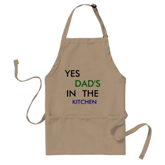 FUNNY DAD'S APRON STANDAARD SCHORT (Voorkant)