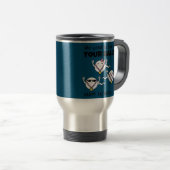 Funny Dads Jokes Vaderdag waar we vroeger in leefd Reisbeker (Voorkant rechts)