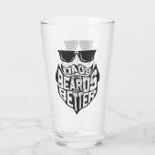 FUNNY DADS MET BEARDEN ZIJN BETER VANDAAG VROUWEN GLAS (Achterkant)
