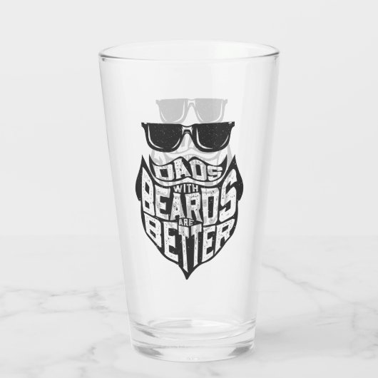 FUNNY DADS MET BEARDEN ZIJN BETER VANDAAG VROUWEN GLAS (Achterkant)