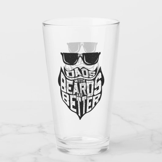 FUNNY DADS MET BEARDEN ZIJN BETER VANDAAG VROUWEN GLAS (Voorkant)