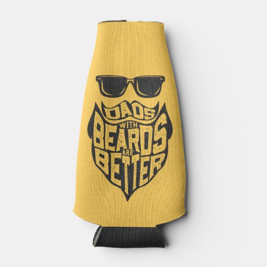 FUNNY DADS WITH BEARDS ARE BETTER FATHERS DAY FLESJESKOELER (Voorkant)