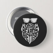 FUNNY DADS WITH BEARDS ARE BETTER FATHERS DAY RONDE BUTTON 7,6 CM (Voorkant /achterkant)