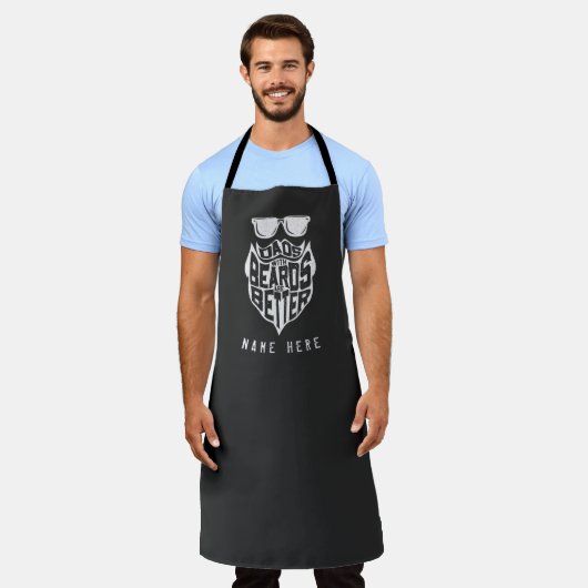 FUNNY DADS WITH BEARDS ARE BETTER FATHERS DAY SCHORT (Gedragen)