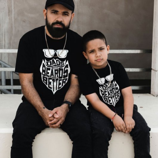 FUNNY DADS WITH BEARDS ARE BETTER FATHERS DAY T-SHIRT