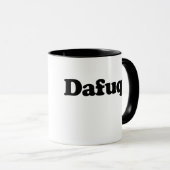 Funny dafuq humor mok (Voorkant rechts)