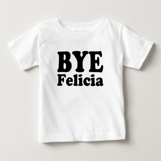 Funny Dag Felicia baby shirt (Voorkant)