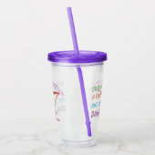 Funny Daiquiri Cocktail Quote Acryl Drinkbeker (Links)