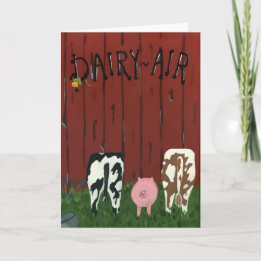 Funny Dairy Air Note Kaart (Voorkant)