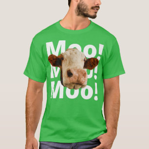 Funny Dairy Farmer, Moo Koe, ik hou gewoon van co T-shirt