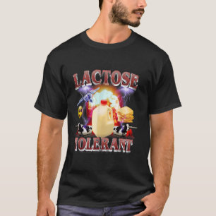 Funny Dairy Lactose Tolerant Meme Koeien Boerderij T-shirt