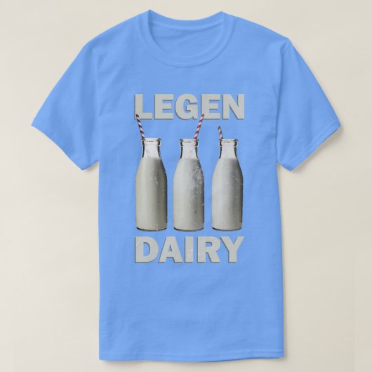Funny Dairy Milk Lover Bottle Gift T-shirt (Design voorkant)