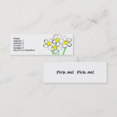 Funny daisy visitekaartje (Voorkant / Achterkant)