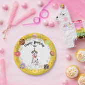 Funny Dalmatian Birthday Party Paper Bord (Feest)