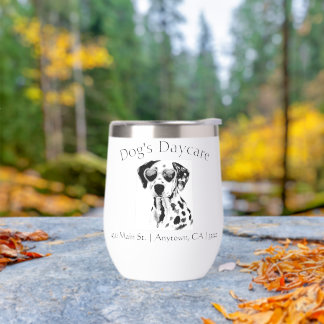 Funny Dalmatian Dog Business