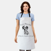 Funny Dalmatian Dog Business Schort (Gedragen)