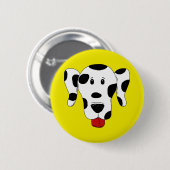 Funny Dalmatian Ronde Button 5,7 Cm (Voorkant /achterkant)