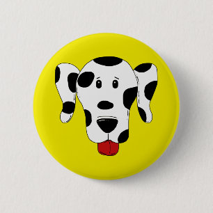 Funny Dalmatian Ronde Button 5,7 Cm