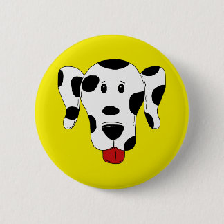 Funny Dalmatian Ronde Button 5,7 Cm