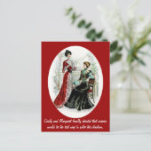 Funny  Dames Briefkaart (Staand voorkant)