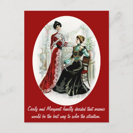 Funny  Dames Briefkaart (Voorkant)