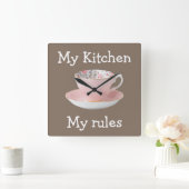 Funny Dames Kitchen wandklok (Huis)