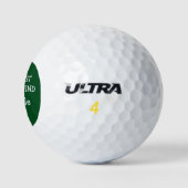 Funny Dames verliezen Golf Balls Golfballen (Logo)