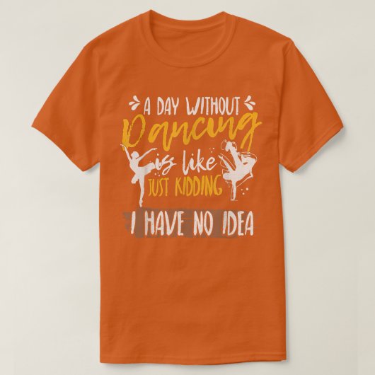 Funny Dance Art voor Kinder vrouwen van tien meisj T-shirt (Design voorkant)