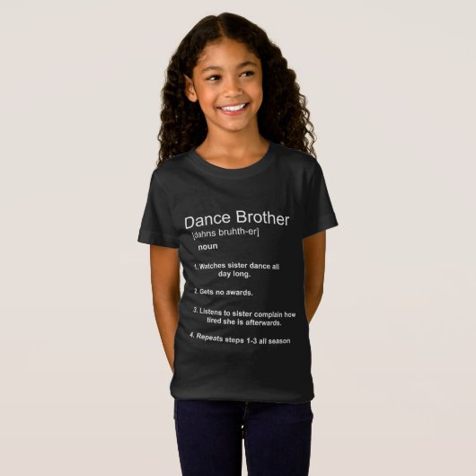 Funny Dance Brother T-shirt (Voorkant volledig)