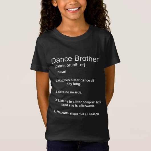 Funny Dance Brother T-shirt (Voorkant)