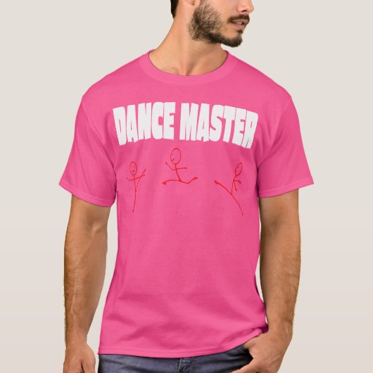 Funny Dance Master T-shirt (Voorkant)