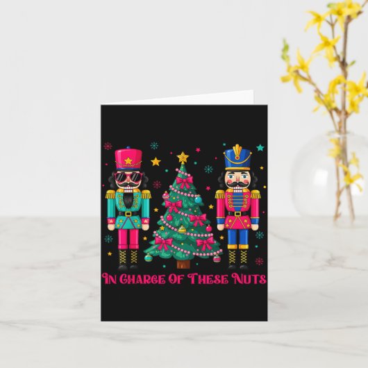 Funny Dance Teacher In Charge Of These Nuts Nutcra Kaart (Gele Bloem)